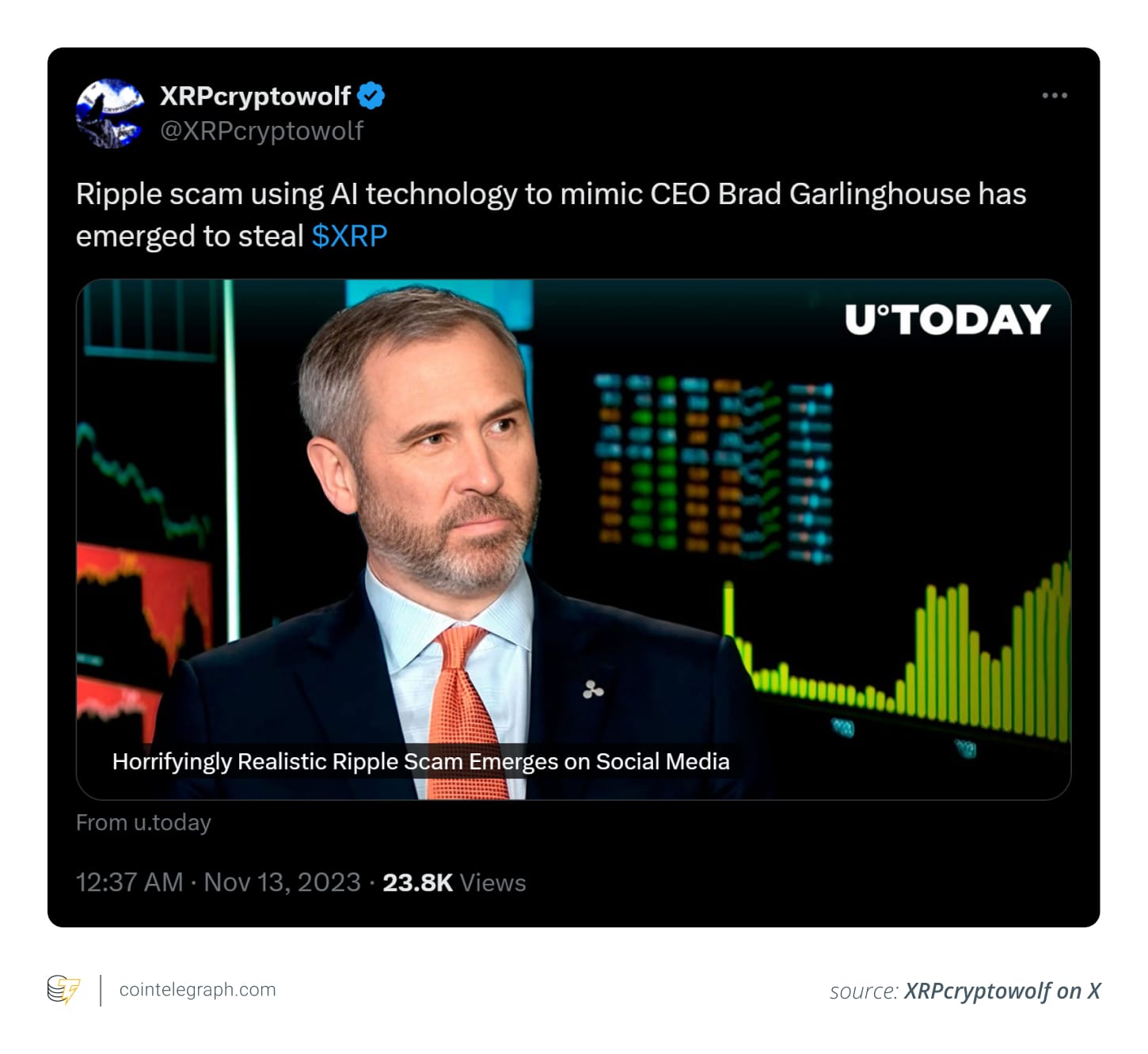 Ужасающее мошенничество с Ripple в социальных сетях