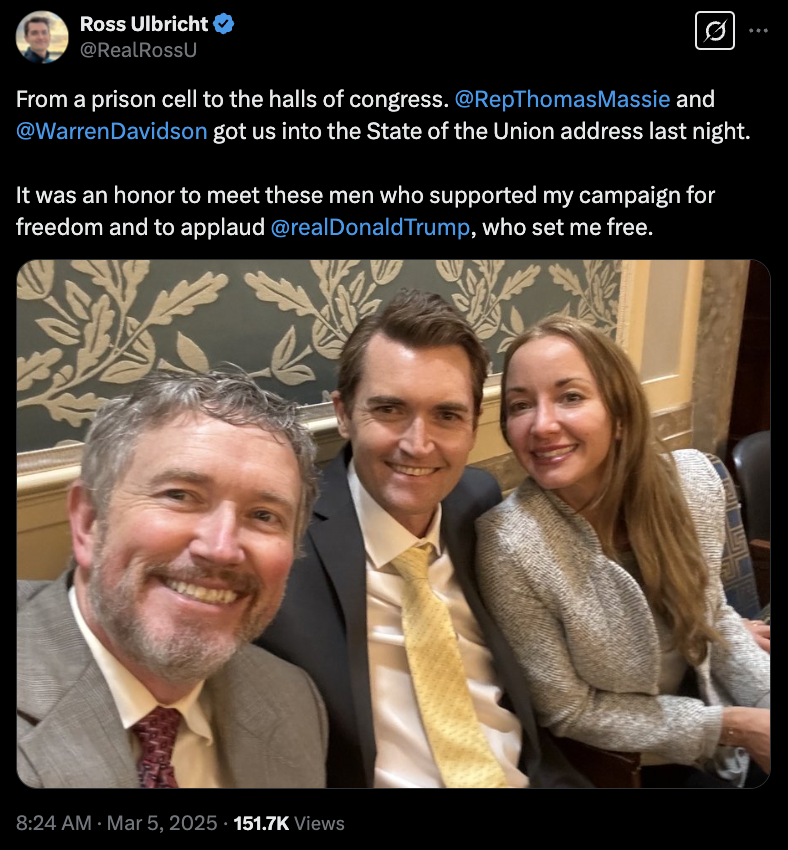 Silk Road, Росс Ульбрихт, Политика, Дональд Трамп