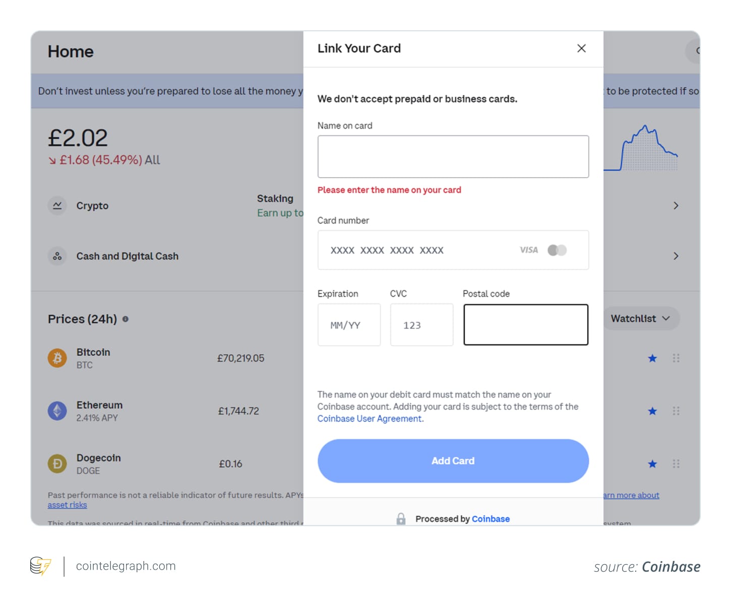 Enter the amount to buy and click Buy Now