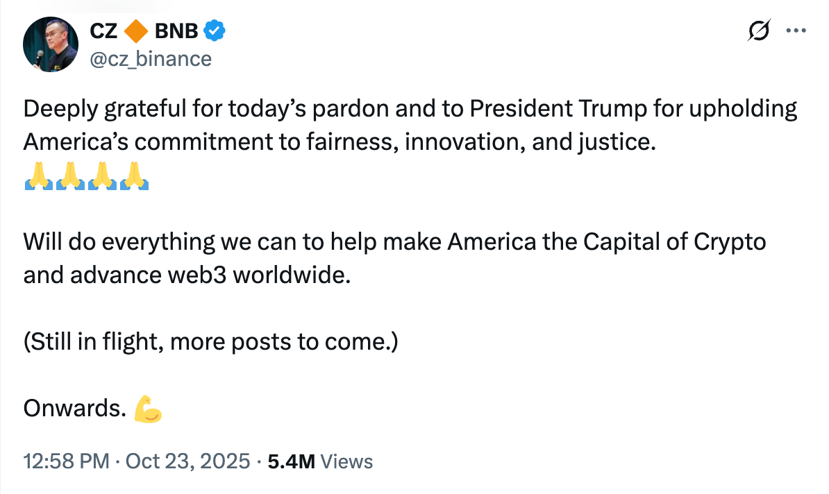 US Government, United States, Donald Trump, Binance