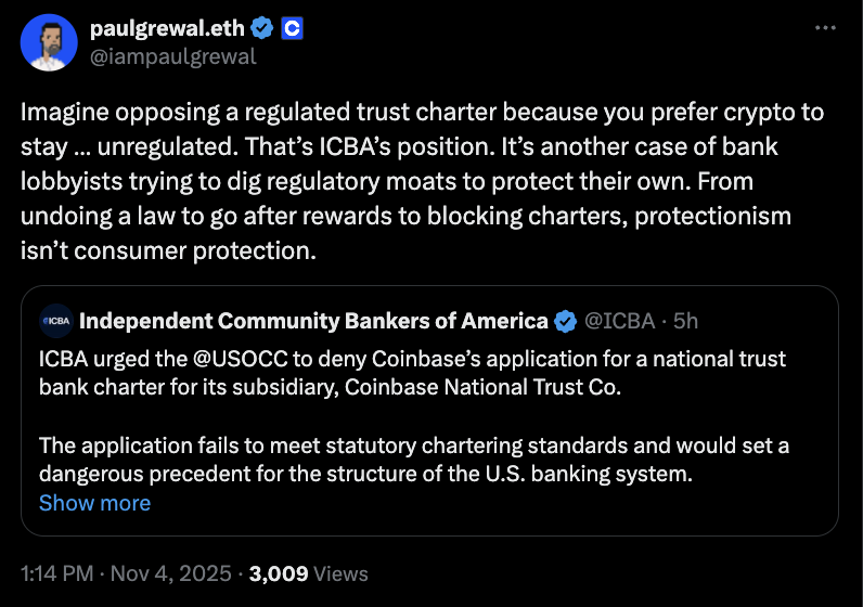 Coinbase, правительство, банки, криптовалютная биржа