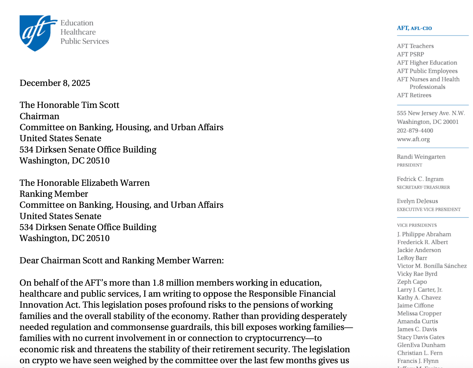 Криптовалюты, Образование, Конгресс, Пенсии, Пенсионные фонды