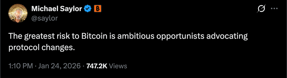 Decentralization, Spam, Quantum Computing, Bitcoin Adoption, Michael Saylor