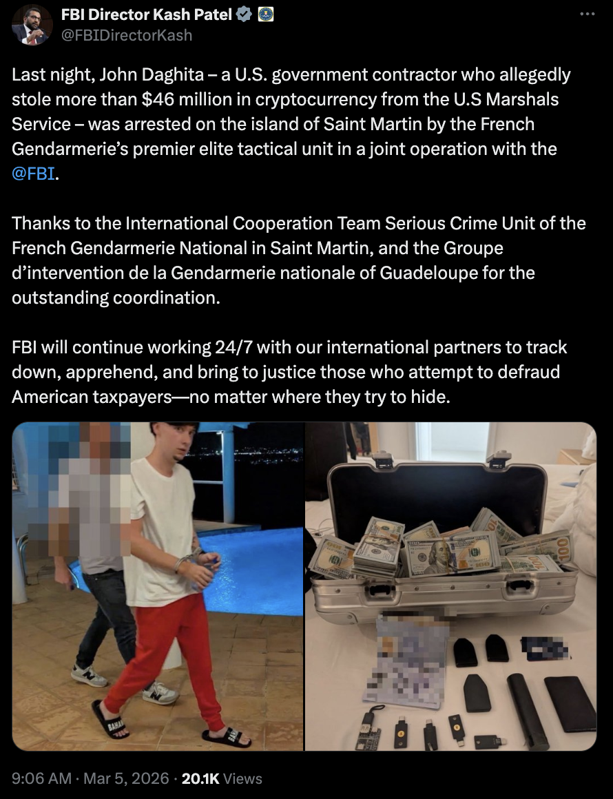 FBI, Cryptocurrencies, United States, Crimes