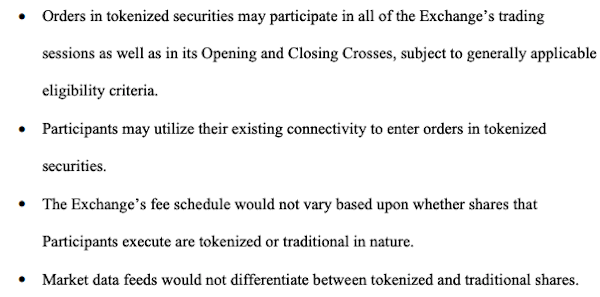 Nasdaq, SEC, Tokenization